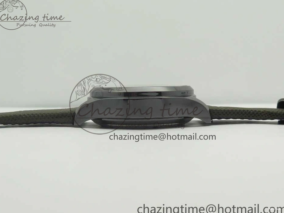 MIROTIME 0216 Classic PILOT IW389001 ZF 1:1 Best Edition Ceramic Case Green Dial on Green Nylon Strap A7750 (Function Same As Genuine) 7160